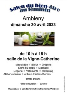 affiche salon bien être Ambleny