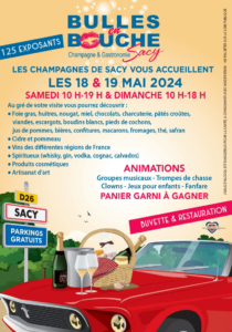 flyer pour Bulles en Bouche de Sacy 