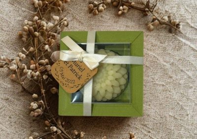 Bulle de Karité possible en savon personnalisable Bulle de Chéry – choisissez forme, parfum et couleur de votre savon artisanal